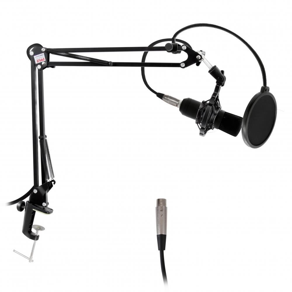 NEW Pyle PMKSH01 Suspension Boom Scissor Microphone Stand Universal Table Mount eBay