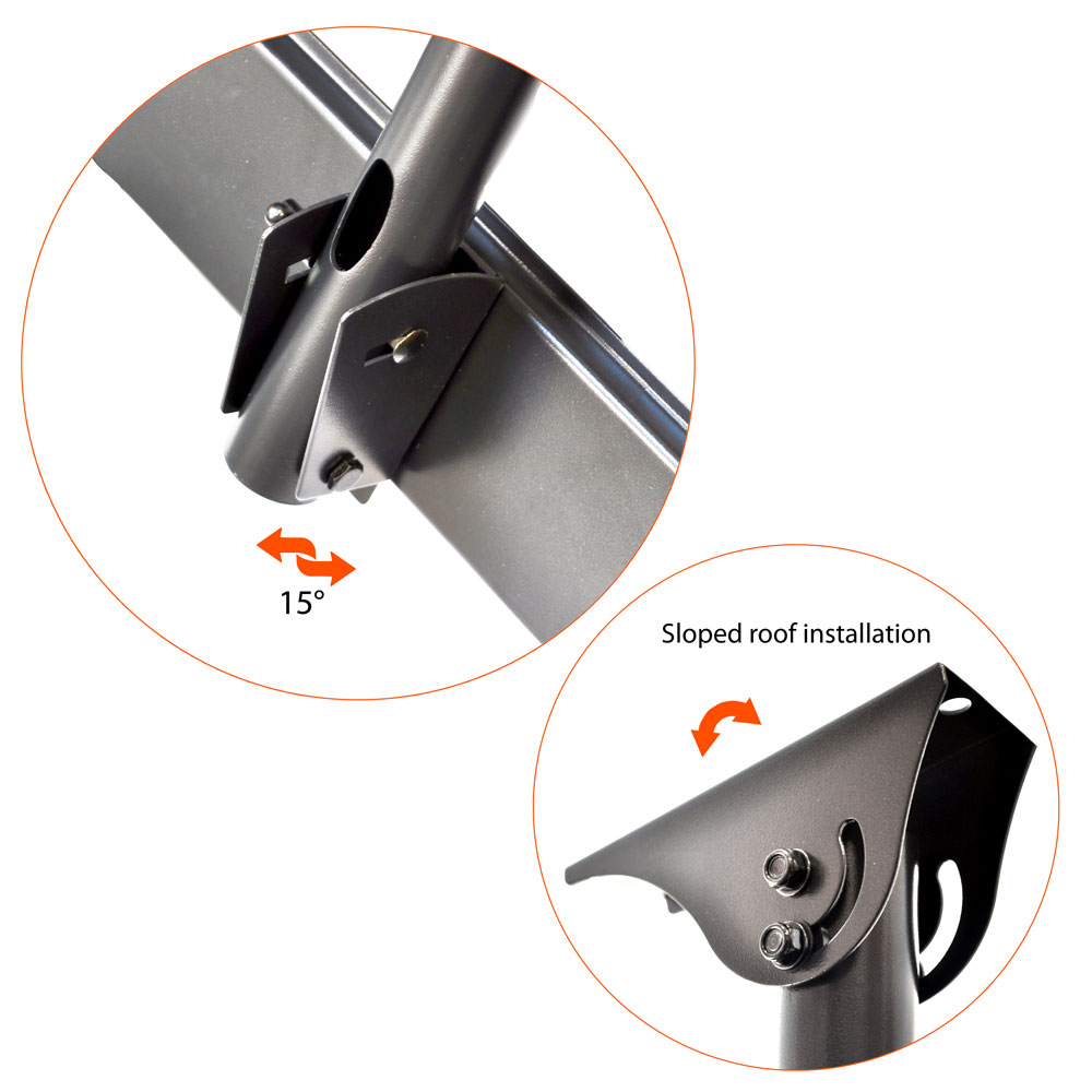 Pyle Pctvm18 Universal Tv Ceiling Mount Bracket With