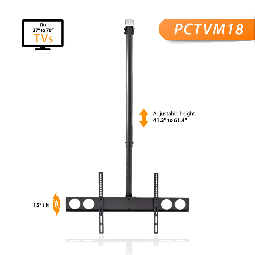Pyle Pctvm18 Universal Tv Ceiling Mount Bracket With