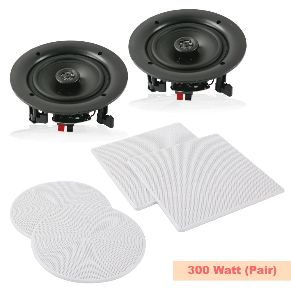 Pyle Pdic16106 10 0 In Wall In Ceiling Speakers 2 Way