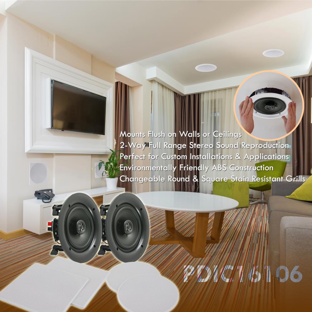 round in wall speakers