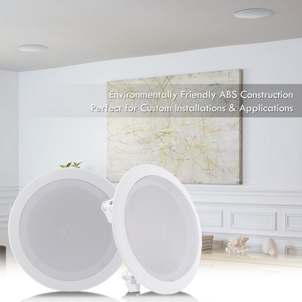 Pyle Pdic1661rd 6 5 In Wall In Ceiling Speakers 2 Way