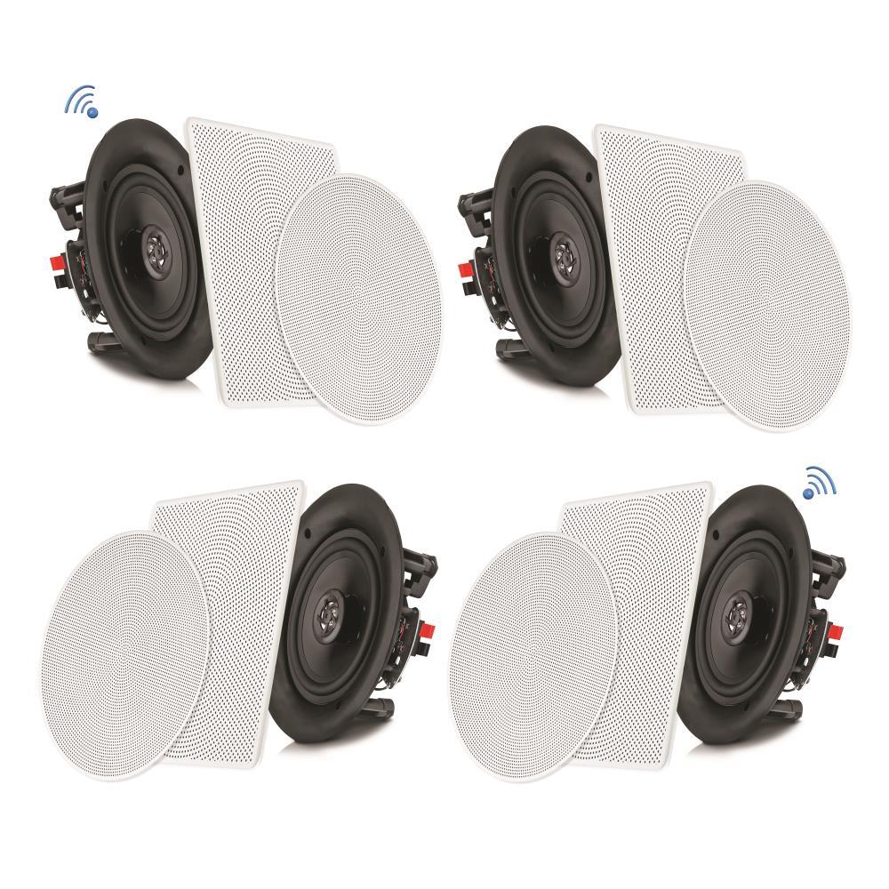 Pyle Pdicbt266 6 5 Inch Bluetooth Ceiling Wall Speaker