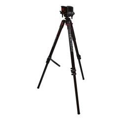 BOG DeathGrip Clamping Aluminum Tripod – 360° Pan Head Shooting Rest, Adjustable 7"–59" Height, Stable Precision Tripod with Hands-Free Clamp, Durable Aluminum Legs and Foam Grips
