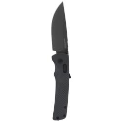 SOG Flash AT 345" Folding Pocket Knife – Cryo D2 Steel Blade, AT-XR Lock, Assisted Open, Urban Grey Handle, Ambidextrous Safety – Perfect for EDC, Tactical, Outdoor and Utility Use