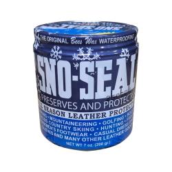 Atsko Sno-Seal Original Beeswax Waterproofing 7 oz Jar – All-Season Leather Protection, Deep Penetrating Beeswax Formula, Maintains Breathability, Resists Salt Stains, Ideal for Boots, Shoes, Jackets and Outdoor Gear