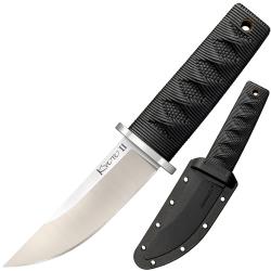Cold Steel 3-38″ Fixed Blade Knife – Compact Tactical Utility and Hunting Knife with Razor-Sharp Stainless Steel Blade, Durable Ergonomic Handle, Secure Carry Sheath, Ideal for EDC, Camping, Survival and Outdoor Use