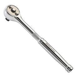 Zero Degree Ultra-Precise 12″ Drive Gearless Ratchet with 1° Sweep, Quick Release, Nickel Chrome Plated High-Carbon Steel, ASME B107110 Compliant