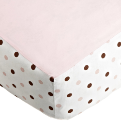 American Baby Company Fashion Crib Fitted Sheet, Pink