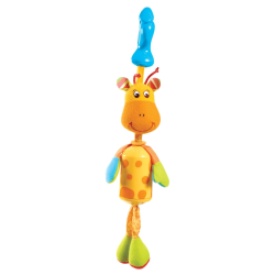 Tiny Love Smarts Wind Chime Clip on Toy, Baby Giraffe