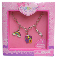 Hot Focus Peace Charming Bracelet With 3 Charms