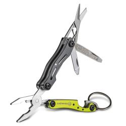Kilimanjaro Ascend 9-in-1 Multi-Tool Keychain – TSA Compliant Travel Tool with Long Nose Pliers, Wire Stripper, Scissors, Screwdrivers, File and Tweezers, Compact Lightweight Everyday Carry Tool