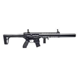 SIG Sauer MCX Gen2 177 Cal CO2 Powered Pellet Air Rifle – Semi-Automatic, 30rd Magazine, 18" Rifled Barrel, M-LOK Handguard, Flip-Up Sights, Black