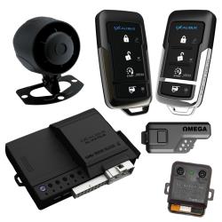 Excalibur AL1670B 1-Way Paging Remote StartKeyless EntryVehicle Security System (with 4 Button Remote and Sidekick Remote), 1 Pack