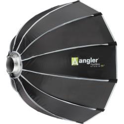Angler 36" FastBox STUDIO Softbox with Grid – Quick Setup and Foldable Design, Includes Diffusers, Carrying Case and Bowens-Style Adapter Ring, Ideal for Portraiture, LED and Monolight Photography