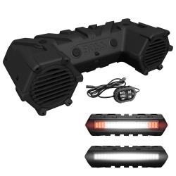 Boss Audio ATVB95LED ATV Sound System 8" Marine Speakers Bluetooth Dual LED Bar