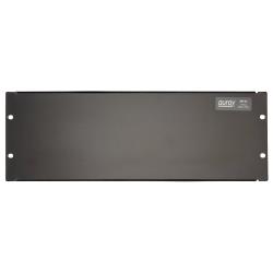 Auray Black Flanged Blank Panel (3 RU), Solid Steel Rack Mount Accessory, Rigid Flanged Design, Protects Gear from Dust and Debris, Fills 2 RU Rack Space