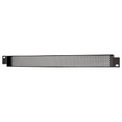 Auray SRP-1U 1RU Security Rack Panel – Durable Steel Construction for Server Racks, Professional Grade, 1U Mountable, Ideal for Organizing Equipment and Improving Rack Stability