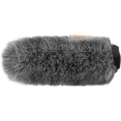 Auray WSW-007MKII Dual-Layer Faux Fur Shotgun Microphone Windscreen, Up to 40 dB Wind Noise Reduction, Slip-On Outdoor Windbuster for Video, Interviews and Field Recording, Fits Mics Up to 7" x 22mm