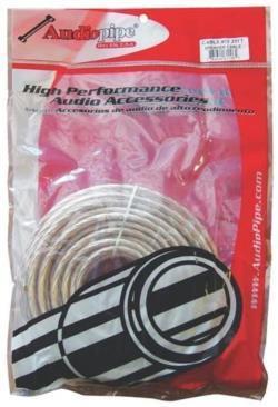 Audiopipe CABLE1225 SPEAKER WIRE AUDIOPIPE 12GA 25 CLEAR