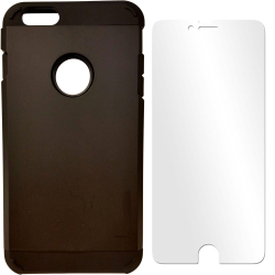 Dual-Hard-Hybrid-Case-for-iPhone-6-Plus-(55")---Black