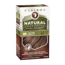 Clairol Natural Instincts Semi-Permanent Hair Dye Kit for Men, Light Brown