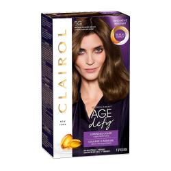 Clairol Age Defy Permanent Hair Dye, 5G Medium Golden Brown Hair Color