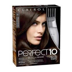 Clairol Nicen Easy Perfect 10 Permanent Hair Color, 5 Medium Brown