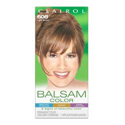 Clairol Balsam Permanent Hair Color, 608 Light Brown