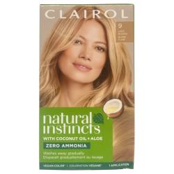 Natural Instincts Clairol Non-Permanent Hair Color - 9 Light Blonde - 1 kit