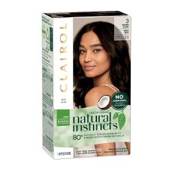 Clairol Natural Instincts Non-Permanent Hair Color - 3 Brown Black - 1 Kit