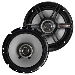 Crunch CS65CXS Full Range 3-Way Shallow Mount Car Speaker, 65" , Black (Pair)