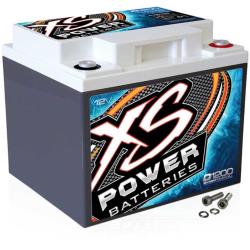 XS Power D1200 XS Series 12V 2600 Amp AGM High Output Battery with M6 Terminal Bolt