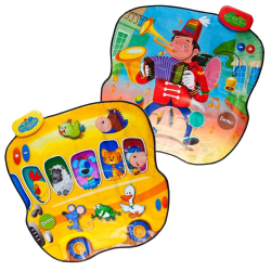 'Double-Value'-Touch-Sensitive-Music-Mat,-'Animal-Bus-and-Full-Orchestra'-with-20-Instrument-and-Animal-Sounds-Along-with-6-Demo-Songs-and-Volume-Control,-Great-Toy-for-Kids-and-Toddlers-by-Dimple