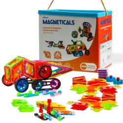 Magneticals Magnet Toys Tile Set (98-Piece Set) Stack, Create and Learn Promote Early Learning, Creativity, Imagination Magnetic Building Toys for Kids, Top-Rated Perfect Toy for Boys and Girls