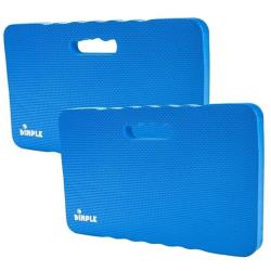 High Density Thick Foam Comfort Kneeling Pad Mats for Gardening knee support 15 Inches Thick, Baby Bath Kneeler , Exercise, Yoga Mat, Garden Cushions, Construction Knee Pads, Multi Purpose BLUE (2 Pack)