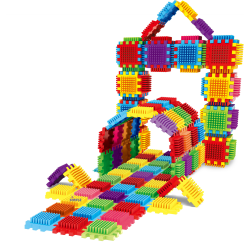 360-Piece Set Large Stacking Blocks and Interconnecting Building Set, Makes 60 Blocks, for Boys and Girls, Educational Fun, Great Toy for Child development for Kids and Toddlers by Dimple