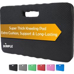 High Density Thick Foam Comfort Kneeling Pad Mats for Gardening knee support 15 Inches Thick, Baby Bath Kneeler , Exercise, Yoga Mat, Garden Cushions, Construction Knee Pads, Multi Purpose Black