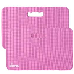 High Density Thick Foam Comfort Kneeling Pad Mats for Gardening knee support 15 in Thick, Baby Bath Kneeler , Exercise, Yoga Mat, Garden Cushions, Construction Knee Pads, Multi Purpose Pink (2 Pack)