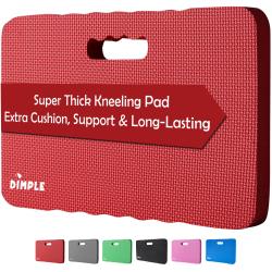 High Density Thick Foam Comfort Kneeling Pad Mats for Gardening knee support 15 Inches Thick, Baby Bath Kneeler , Exercise, Yoga Mat, Garden Cushions, Construction Knee Pads, Multi Purpose Red