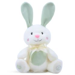 Dimple Peek-a-Boo Bunny Stuffed Animal – Interactive Easter Bunny Plush with Singing Songs – Easter Basket Stuffer for Toddlers – Baby Easter Gift for Kids, Girls and Boys Ages 0, Mint Green