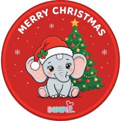 Merry Christmas Red Shirt Pin 2nd batch elephant and christmas tree