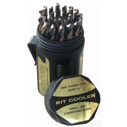 Drill America 29 Pc Cobalt Jobber Length Drill Bit Set