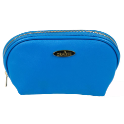 Deep Blue Draizee Fashion PU Leather Cosmetic and Travel Accessory Bag