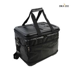 Collapsible Folding Insulated Cooler | Picnic Tote | 30 Can Capacity | Hard Top and Bottom | Waterproof Industrial Grade Material Perfect for Camping, Fishing, Daily Trip to Beach | Picnic backpack