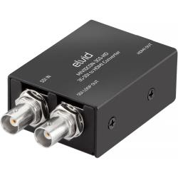 Elvid SDI to HDMI Converter – 3G HD-SDI to HDMI with Loop Output, 1080p60 Support, Compact Metal Design, USB Powered, Includes Power Adapter – Perfect for Broadcast and Video Production Use