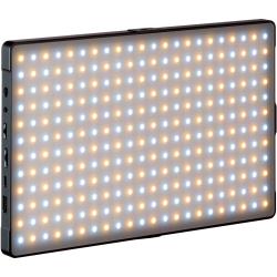 Genaray 11 x 7" On-Camera RGB LED Light Panel, 360° Color Control, 2500-9900K CCT, 21 Lighting Effects, 956 CRI, 99 TLCI, Cold Shoe Mount, 23,000mAh Rechargeable Battery for Video, Photography and Vlogging