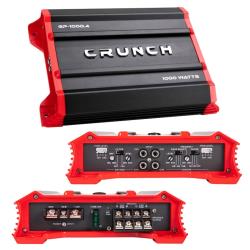 Crunch GP-10004 1000W Ground Pounder Four Channel Car Audio Amplifier