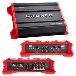 Crunch GP-15004 1500 Watt 4 Channel Car Audio Amplifier Stereo Amp Bridgeable