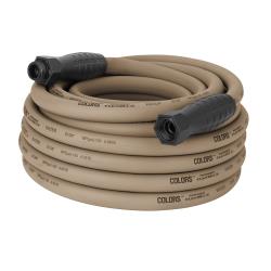 Flexzilla Colors Garden Hose with SwivelGrip - 58 in x 50 ft - Drinking Water Safe - Heavy Duty - No Kink - Outdoor Hose - Ideal for Use in Lawn, Garden, RV, and Home - Brown